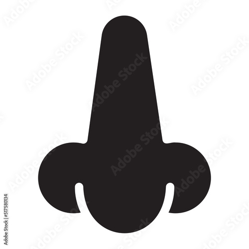 nose glyph icon