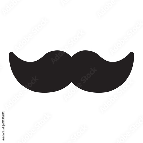 beard glyph icon