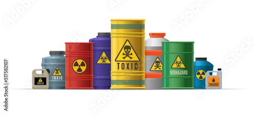 Dangerousness chemicals tanks photo