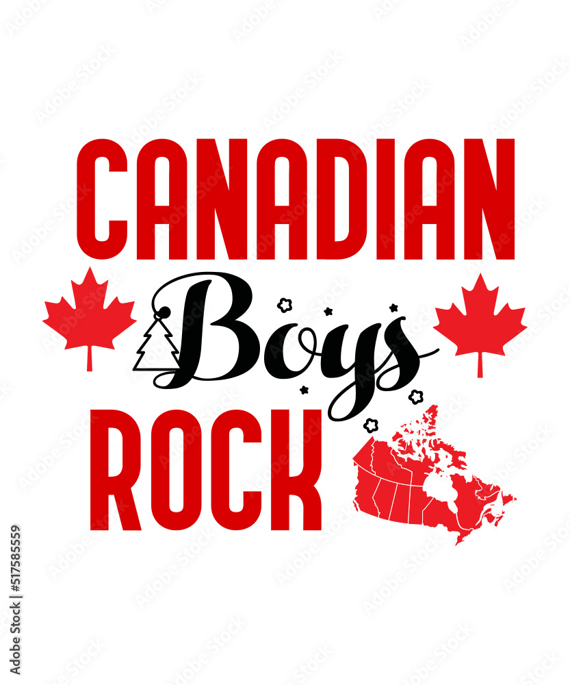 Canada Flag PNG, Kanada Flag Cutting File EPS, layered, Silhouette