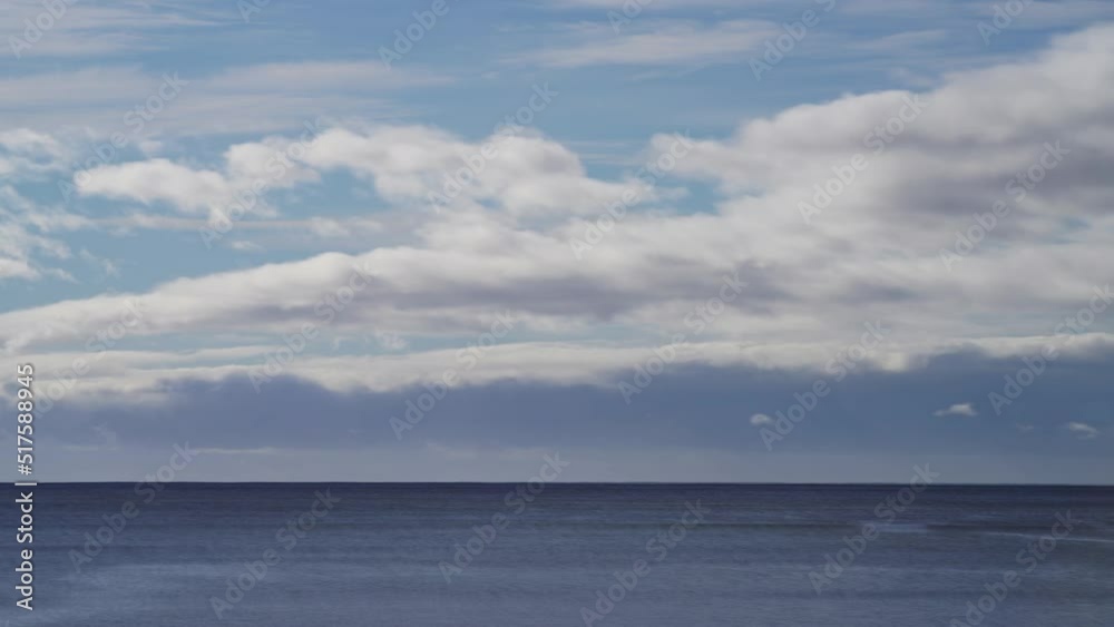 time lapse of bruny island over the ocean seascape time lapse of bruny island over the ocean seascape