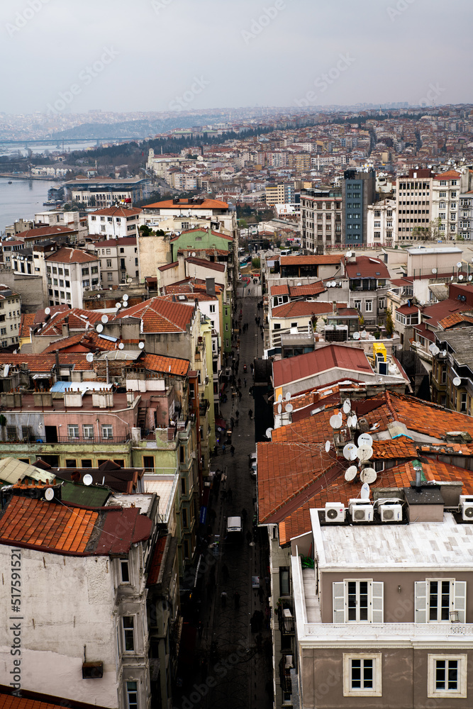 Fototapeta premium view of the old town