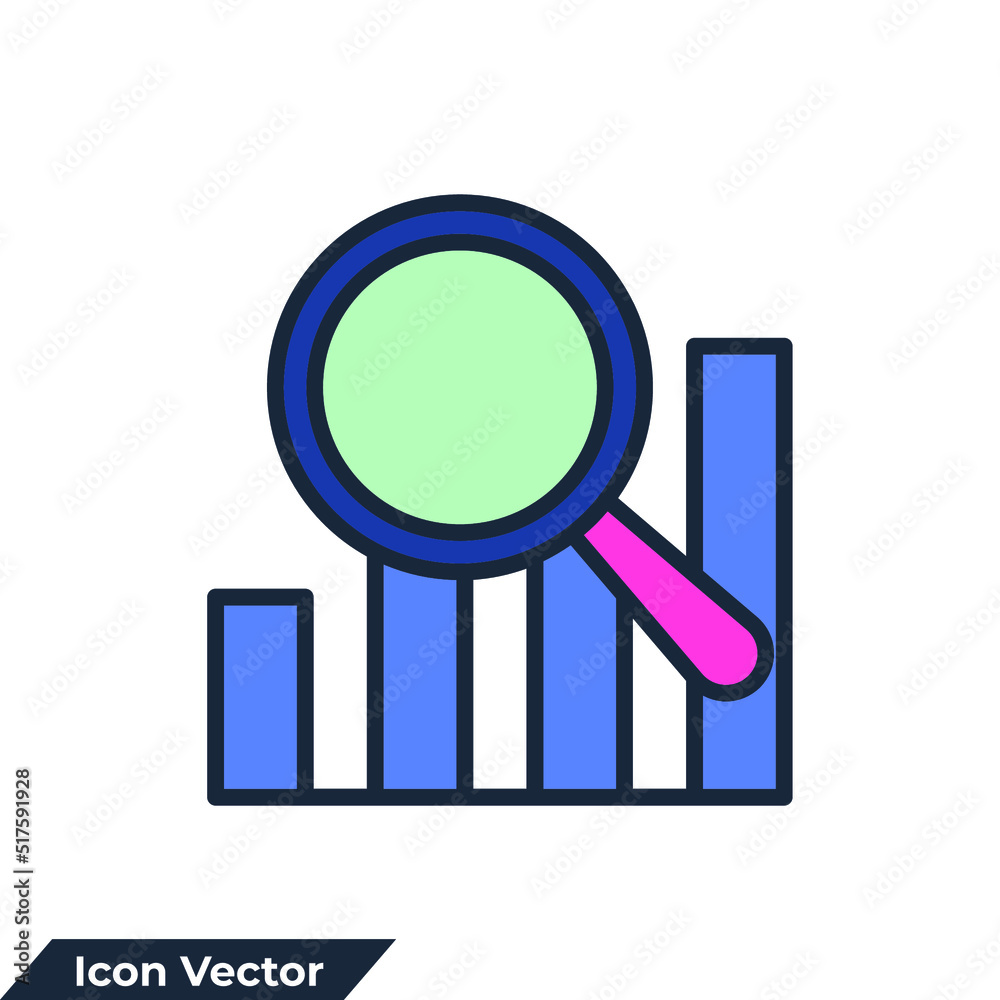 Analytics icon logo vector illustration. Data Analysis symbol template for graphic and web design collection Analytics icon logo vector illustration. Data Analysis symbol template for graphic and web design collection