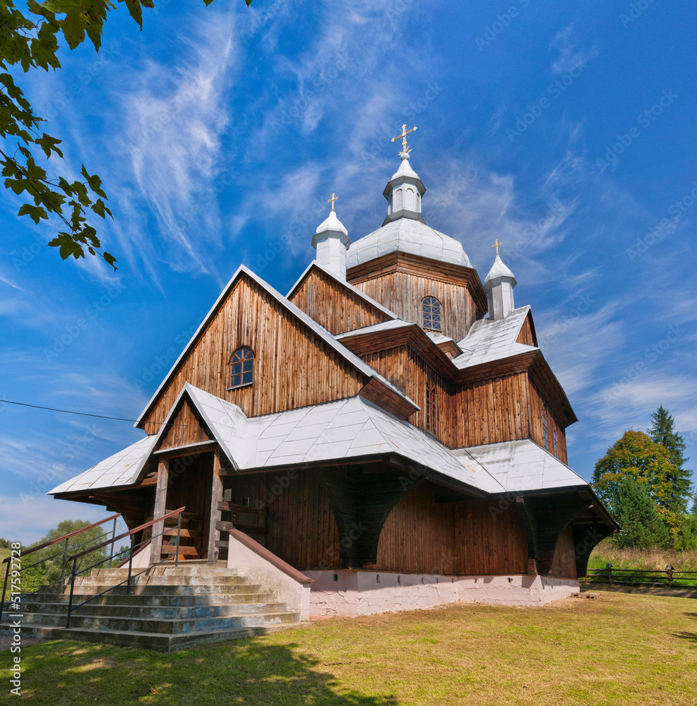 Church of Saint Nicholas in Hoszow, Subcarphatian Voivodeship, Poland. Church of Saint Nicholas in Hoszow, Subcarphatian Voivodeship, Poland.