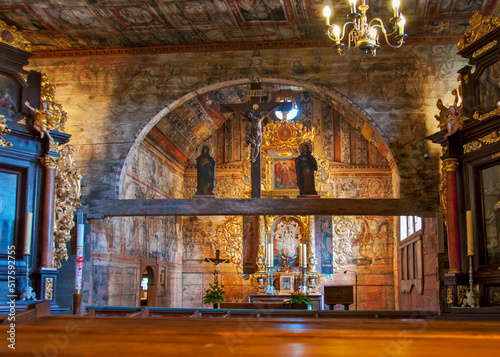 Church of St. Nicholas. Tarnowo Paluckie, Greater Poland Voivodeship, Poland. photo