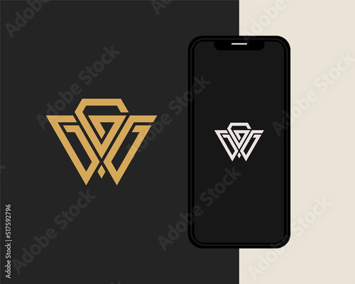 Letter G G G logo design. creative minimal monochrome monogram symbol. Universal elegant vector emblem. Premium business logotype. Graphic alphabet symbol for corporate identity