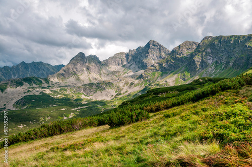 Landscape with mountains Tatry  Poland