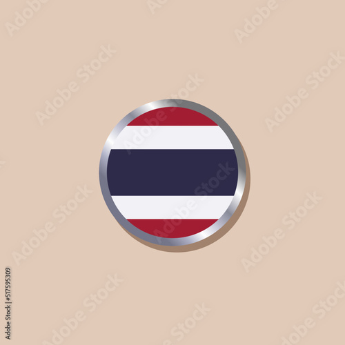 Illustration of Thailand flag Template Free Download Illustration of Thailand flag Template - GFXLoad
