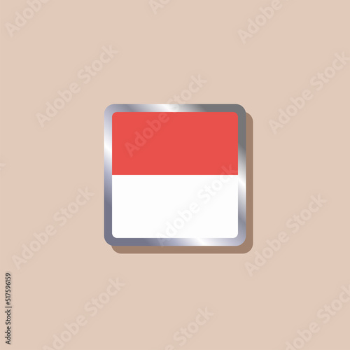 Free Download Illustration of Monaco flag Template - GFXLoad