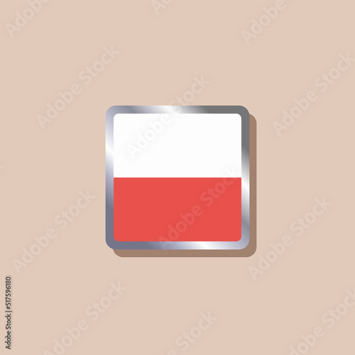 Free Download Illustration of Poland flag Template - GFXLoad