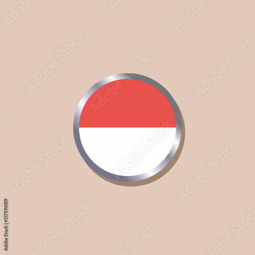 Free Download Illustration of Monaco flag Template - GFXLoad