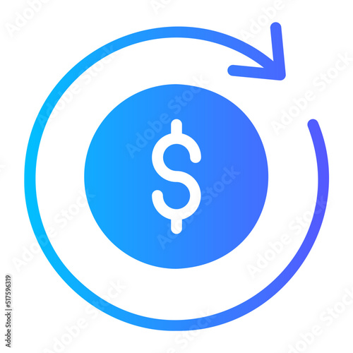 cashback gradient icon