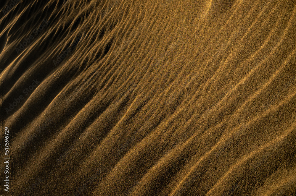 Fototapeta premium gold layer pattern of sand waves