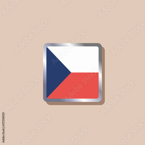 Free Download Illustration of Czech Republic flag Template - GFXLoad