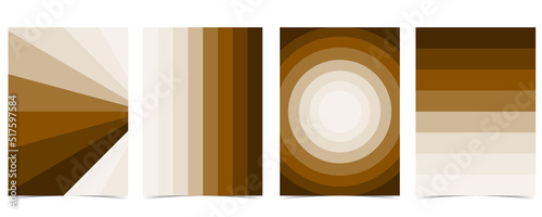 Brown palate colour background design photo