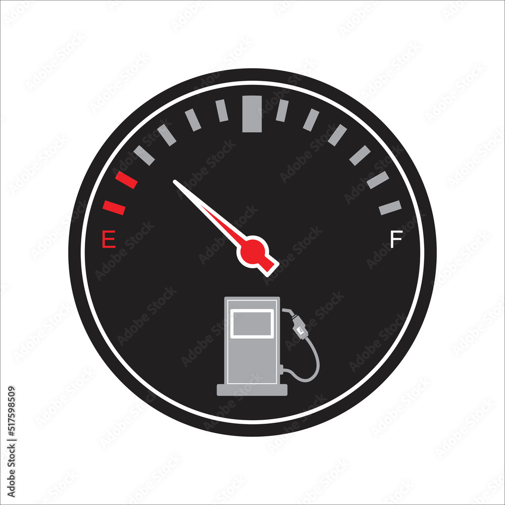 fuel gauge icon vector design template fuel gauge icon vector design template