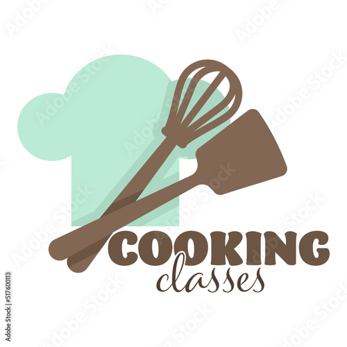 Kitchenware and cutlery cooking school or classes isolated icons vector