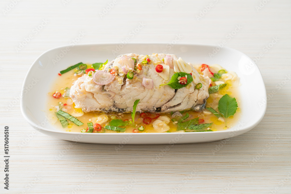 steamed sea bass fish with herbs steamed sea bass fish with herbs