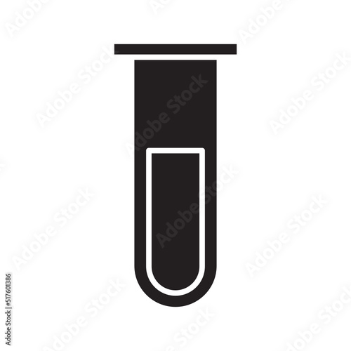 test tube glyph icon