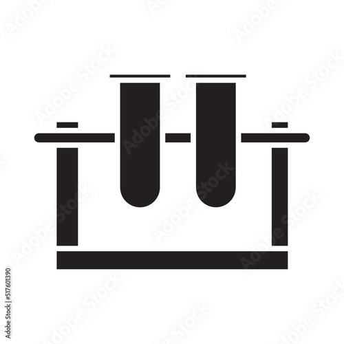 tube rack glyph icon