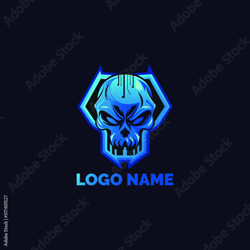 Sugar skulls mascot Logo Design 