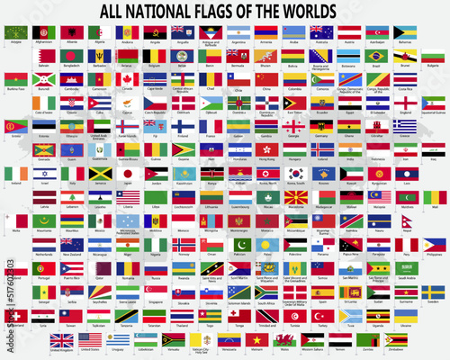 All national flags countries of the world.

