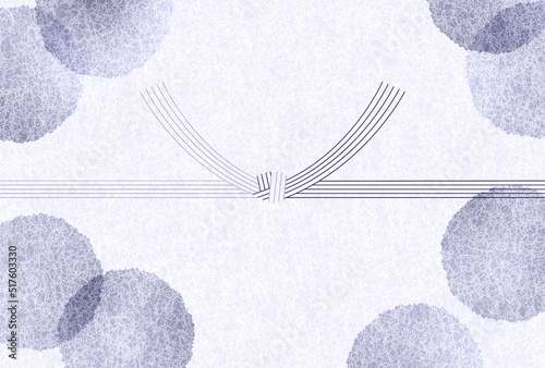 のし　水引き　喪中　背景