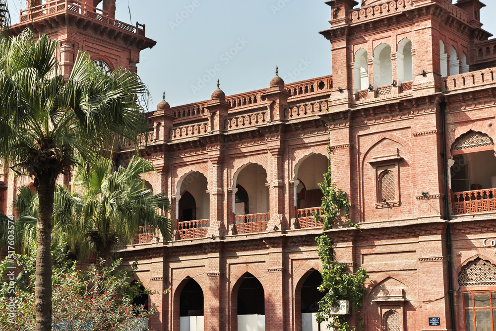 Fototapeta premium University building in Lahore, Punjab province, Pakistan