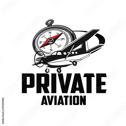 Aviation, Flight, aircraft illustration vector image