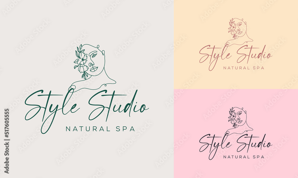 Set of Spa element Hand Drawn Logo with body and Leaves. Logo for spa and beauty salon, boutique, massage therapy, organic shop, relaxation, woman body, interior, yoga, cosmetics, jewelry store Set of Spa element Hand Drawn Logo with body and Leaves. Logo for spa and beauty salon, boutique, massage therapy, organic shop, relaxation, woman body, interior, yoga, cosmetics, jewelry store