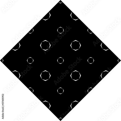 Seamless pattern with oblique black bands.Modern geometric background.Seamless square abstract pattern.Repeat diamond shapes background with black and white elements.Abstract geometric pattern.