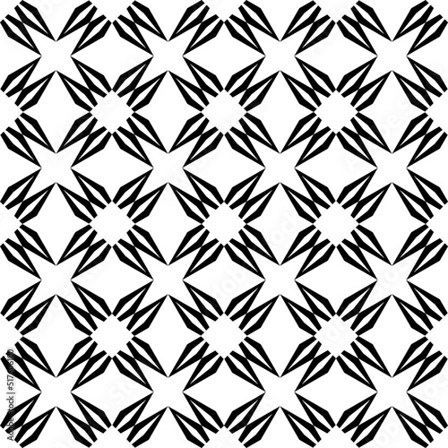 Abstract Black White Seamless pattern. Modern stylish texture with Bold stripes. Geometric abstract background.Cute abstract geometric shape pattern design in black and white. Repeat seamless.