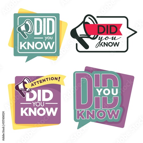 Question or interesting fact did you know isolated icon vector information
