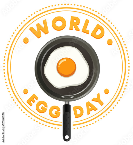 World Egg Day October 14 Banner Design