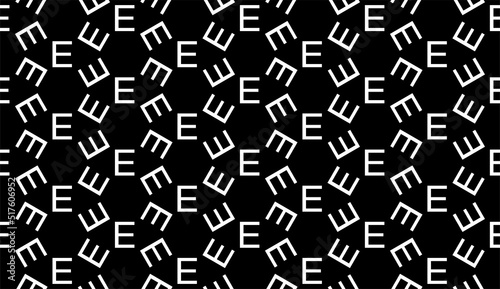 Seamless pattern with oblique black bands.Modern geometric background.Seamless square abstract pattern.Repeat diamond shapes background with black and white elements.Abstract geometric pattern.