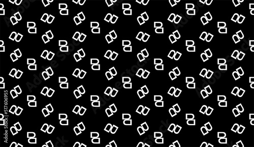 Seamless pattern with oblique black bands.Modern geometric background.Seamless square abstract pattern.Repeat diamond shapes background with black and white elements.Abstract geometric pattern.