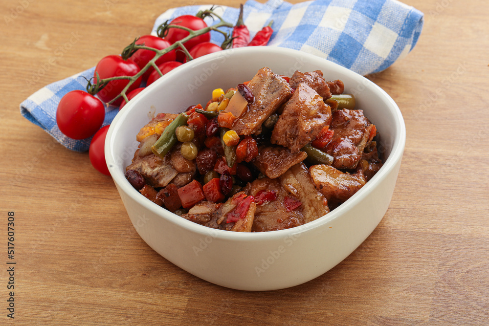 Roasted pork with oyster sauce Roasted pork with oyster sauce