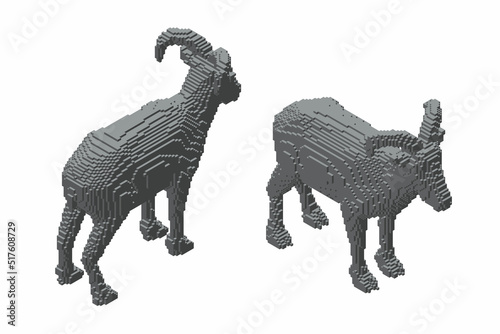 Barbary sheep made from cub...