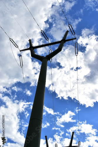 The energy mast against the sky © gal