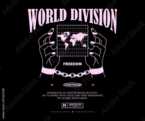 World division t shirt design, vector graphic, typographic poster or tshirts street wear and Urban style