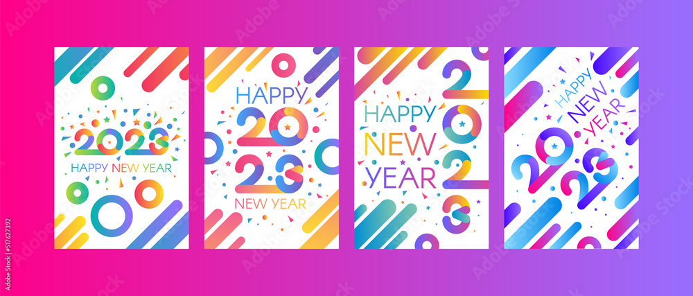 2023 happy new year invitation card banner vector 2023 happy new year invitation card banner vector