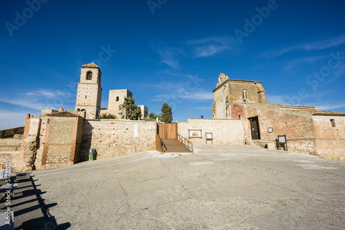 mirador Ali-Ben Falcún, Al Baezi, Castillo de Álora, siglo X,  Cerro de Las Torres. monumento nacional , Álora, Malaga, Andalucia, Spain photo