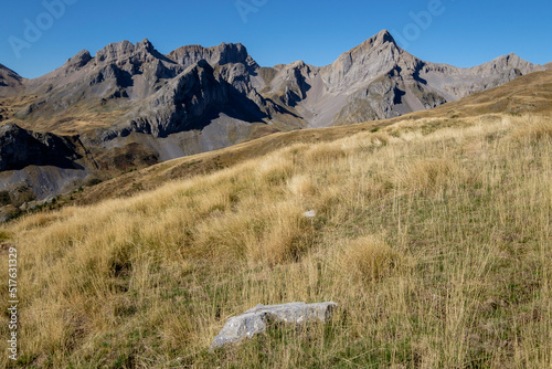 Petraficha and Quimboa Alto, Valley of Hecho, western valleys, Pyrenean mountain range, province of Huesca, Aragon, Spain, europe photo