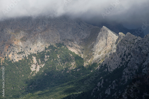 Penyal de Migdia and Son Torrella sierra, Cami De Ses Tres Creus, Sóller,Mallorca, balearic islands, spain, europe