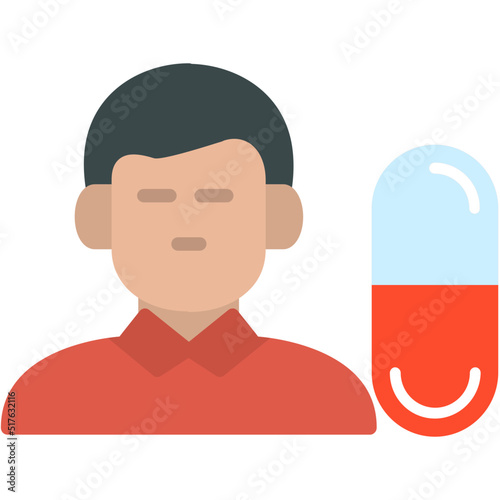 Drug Addict Icon