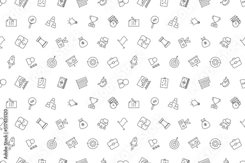 Vector money pattern. Finance seamless background