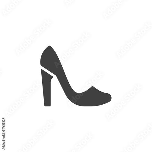 High heels shoes vector icon