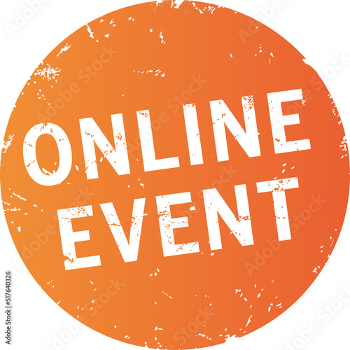 Oranger Button online event zerkratzt