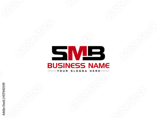 Premium SMB Logo Letter, Creative SM s m b Logo Icon Vector With Colorful Three Letter Image Design For All Kind Of Use