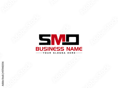 Premium SMO Logo Letter, Creative SM s m o Logo Icon Vector With Colorful Three Letter Image Design For All Kind Of Use
